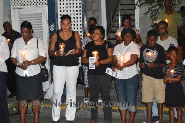 (Photo Gallery)- Candle Light Vigil for the late Everette Hanley