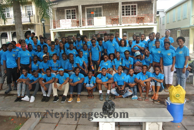 Photo Gallery: Charles E. Mills Secondary School, Class of 2015 visits Nevis