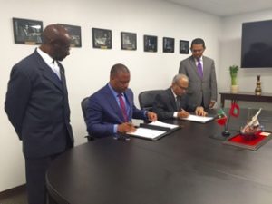 signing with Maldives