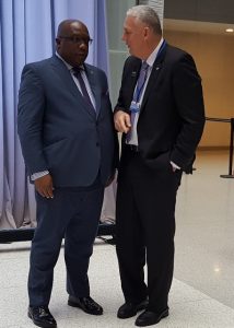 (L-R): Prime Minister Dr. the Hon. Timothy Harris; Prime Minister Allen Chastanet