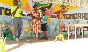 Awards presented by Mrs. Vernie Amory