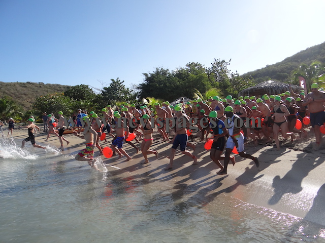 ( Photo Gallery):  16th Annual Nevis to St Kitts Cross Channel Swim