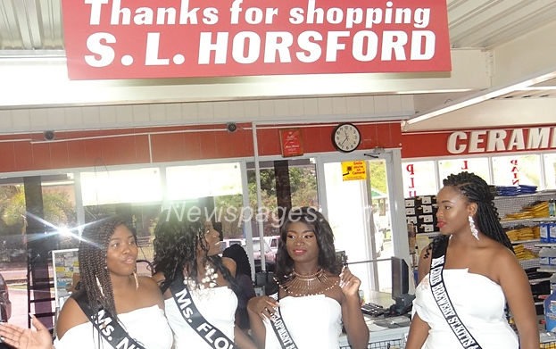 Photo Gallery-S.L. Horsford Hands Over Sponsorship Cheque to Culturama 44 Queen Pageant Contestants