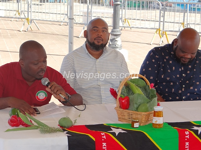 Ministry and Department of Agriculture Hosts Press Briefing at Charlestown Water Front