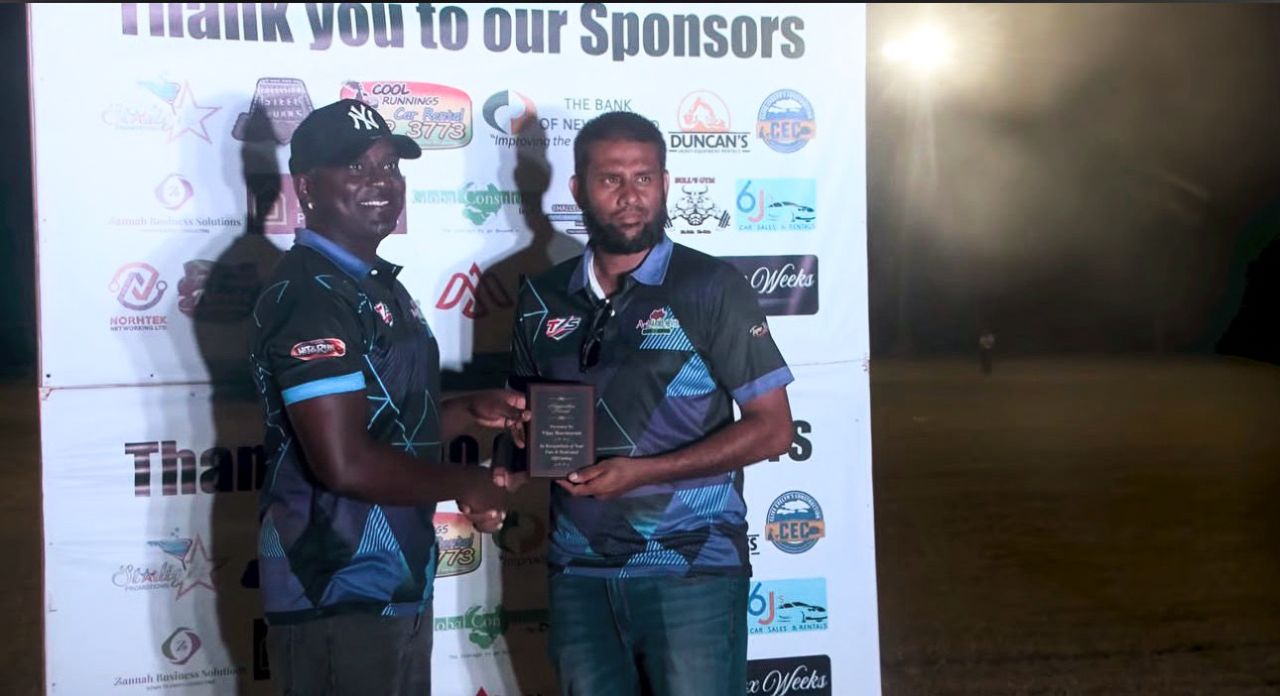 T7S Official Scorer Vijay Harrinarain Recognized for Outstanding Contribution to Tournament Success