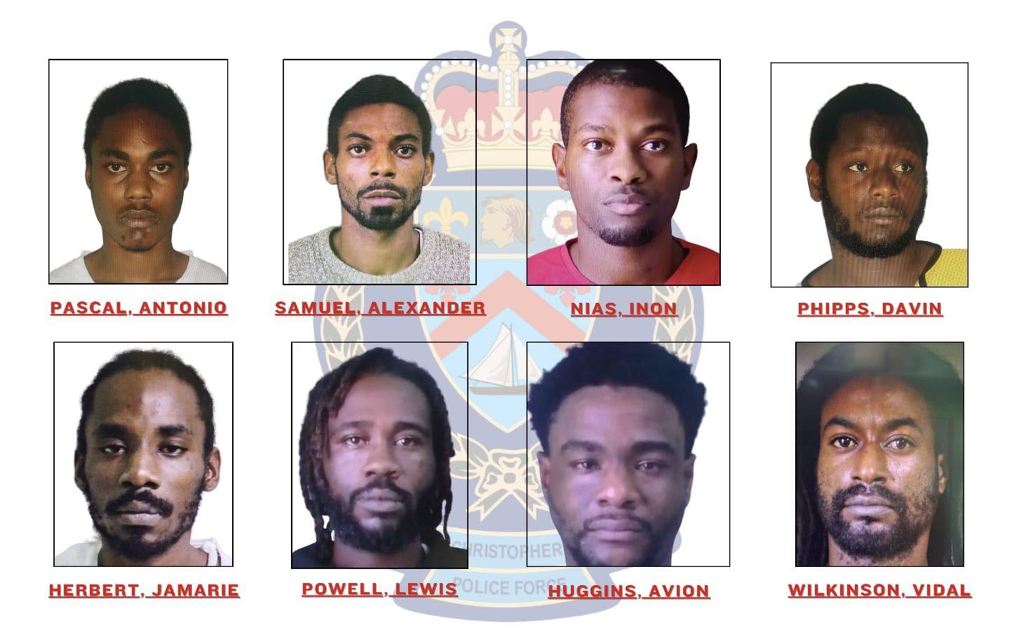 Eight Men Charged with Gang-Related Offences
