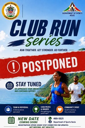 Department of Sports Club Run Postponed to July 12