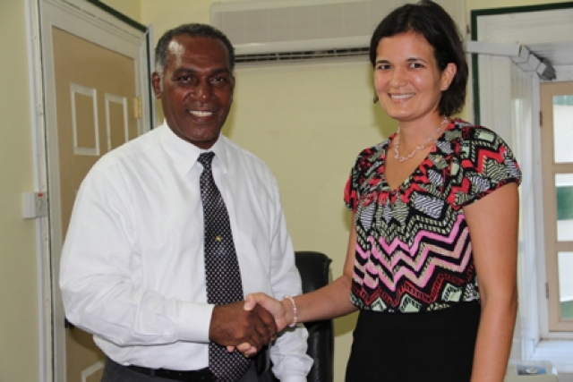 Premier Amory Meets with Head of UWI St Kitts Nevis Open Campus