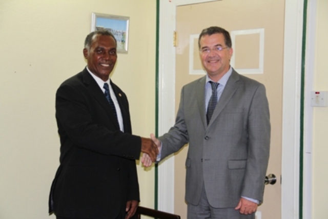 Canada’s High Commissioner to SKN visits with Nevis Premier, Leader of the Federal Opposition