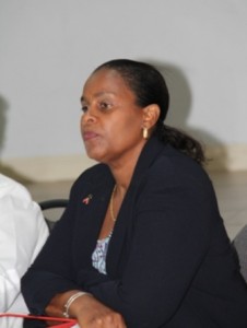 Clinical Care Coordinator, Medical Officer of Health in the Ministry of Health on Nevis Dr. Judy Nisbett