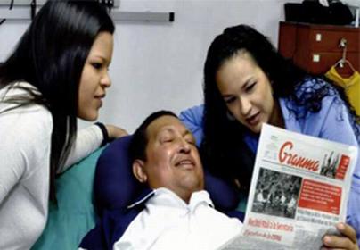 Venezuela publishes first photos of Chavez after surgery