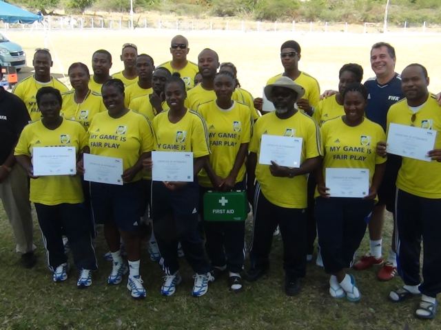 Football Historic FIFA Workshop Takes Place On NEVIS