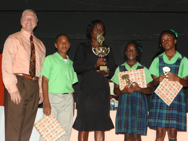 Jocelyn Liburd Primary School successfully defends championship of the annual Tourism Week Quiz