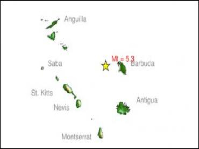 5.3 magnitude earthquake strikes near St Kitts