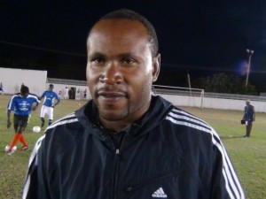 Director of Sports on Nevis, Jamir Claxton 