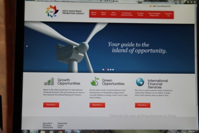 Nevis Investment Promotion Agency launches new website