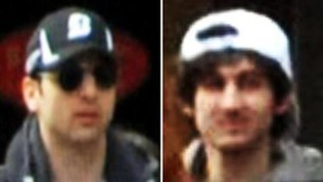 Huge manhunt for Boston bomb suspect