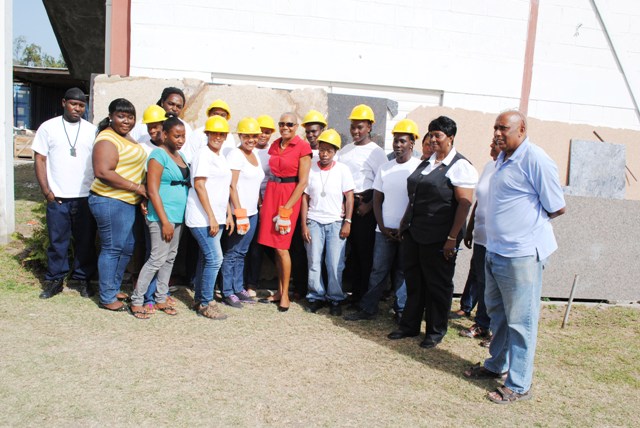 Go for it, Minister Liburd tells PEP’s Women in Construction Trades