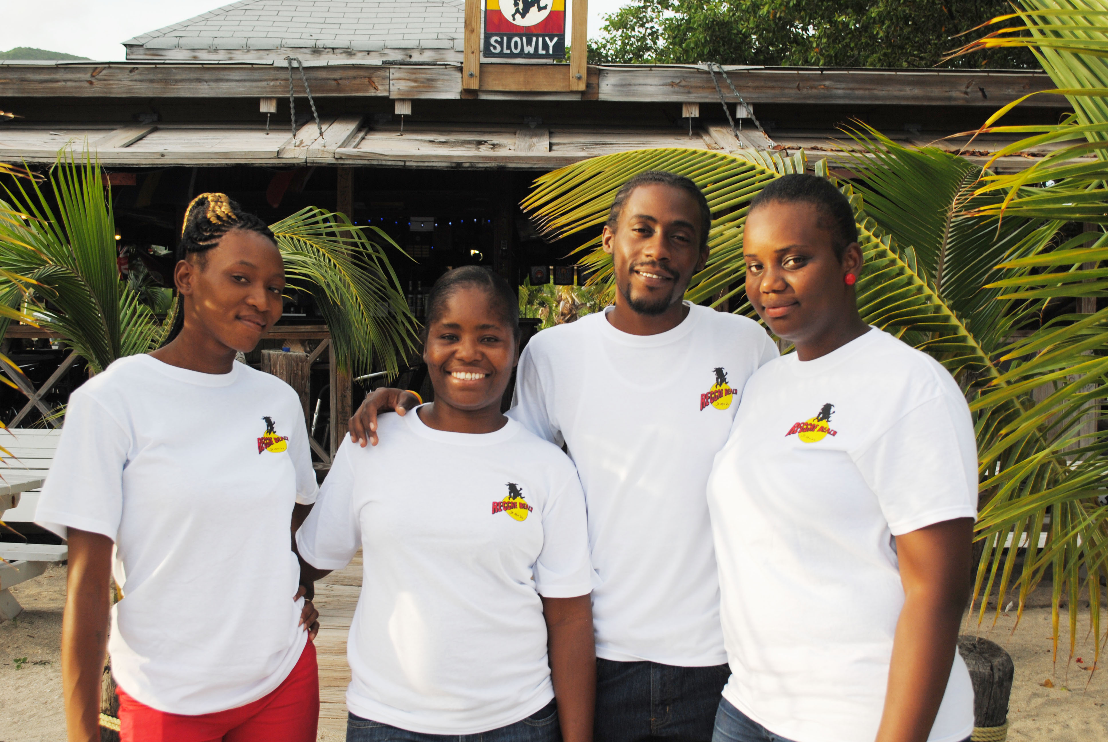 PEP interns ‘rushing slowly’ at Reggae Beach