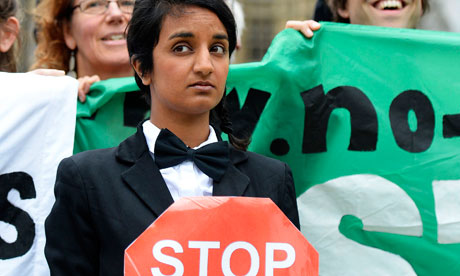 Tar sands activists in Commons protest against Canadian PM