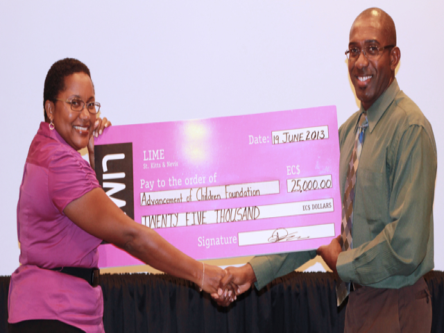 LIME makes major contribution to the Advancement of Children  Foundation