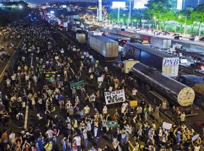 One million march across Brazil in biggest protests yet