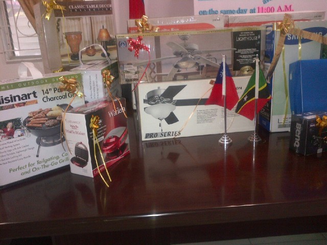 Cameras, fans, DVD player, tablet and solar panels among 50 items to be raffled