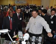 Medical gadgets, surveillance systems and data storage devices at Trade Show