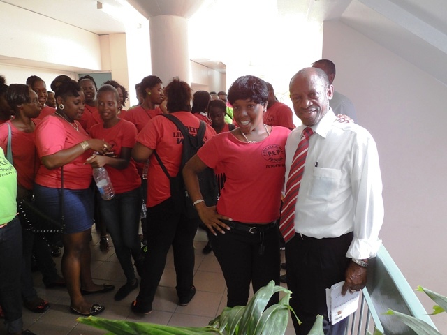 PM Douglas interacts with youths on PEP hospitality programme