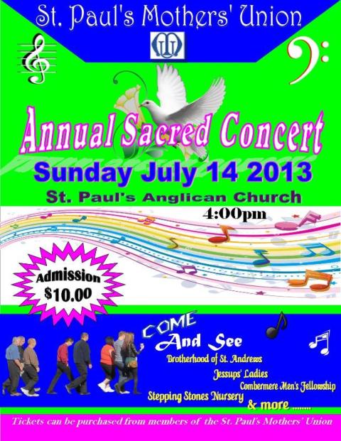 St. Paul Mothers Union Annual Sacred Concert