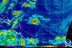 Dorian degenerates into a tropical wave