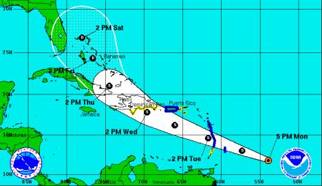 Tropical Storm Chantal strengthens; warning issued for Puerto Rico