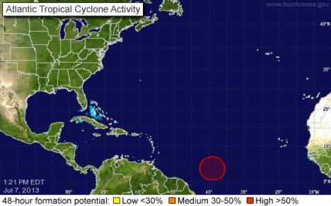 Tropical wave may threaten Lesser Antilles