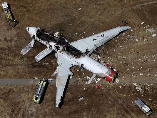 Airliner Crashes On Landing In San Francisco