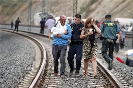 At least 77 people killed after Spanish train derailed: court