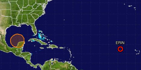 Tropical Storm Erin downgraded to depression