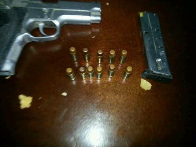 Pistol found in Cotton Ground-a number of persons arrested