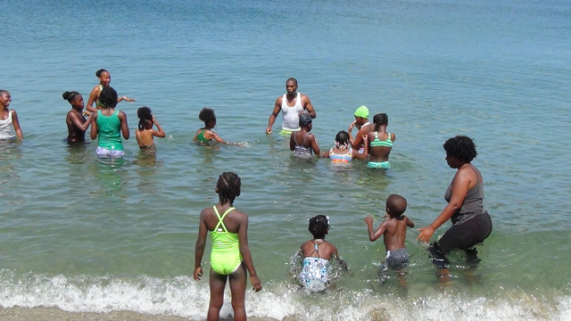 Swimming Camp Begins