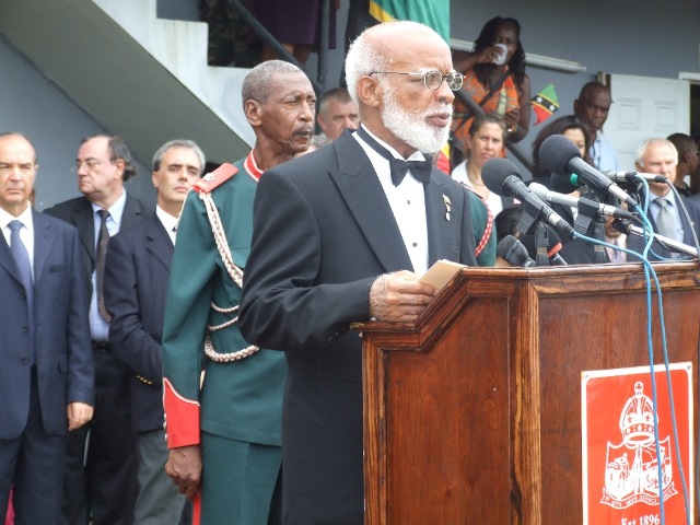 Ceremonial Parade Climaxes St. Kitts and Nevis 30th Independence
