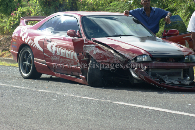 Traffic Accident on island main road-no one injured