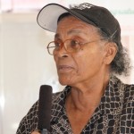  One of the first 68 recipients to benefit from the free electricity and water initiative Ms. Hazel Harris, 84 of Brown Hill 