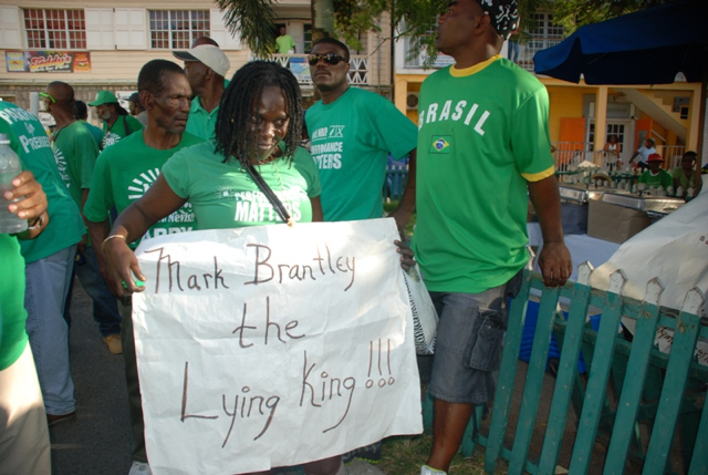 Nevisians protest against victimization and poor governance