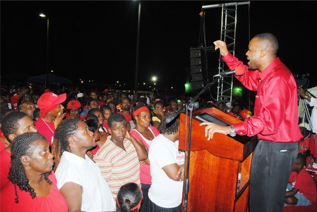 Ringing endorsement from West Basseterre constituents; Konris Maynard announces scholarships for primary school students, youth programmes