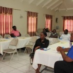 A section of the participants in the Nevis Teachers’ Union One-Day Training Workshop held on October 3, 2013 at the Red Cross Conference Centre 