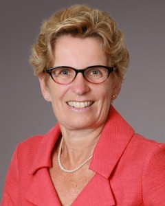 Premier of Toronto, the Hon. Kathleen Wynne