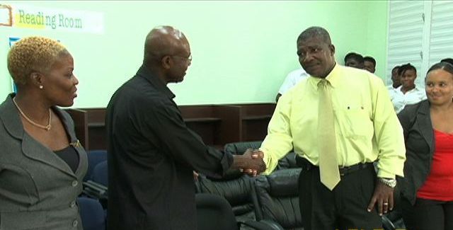 Florida based Nevis Association donates to Department of Education; CSS Library