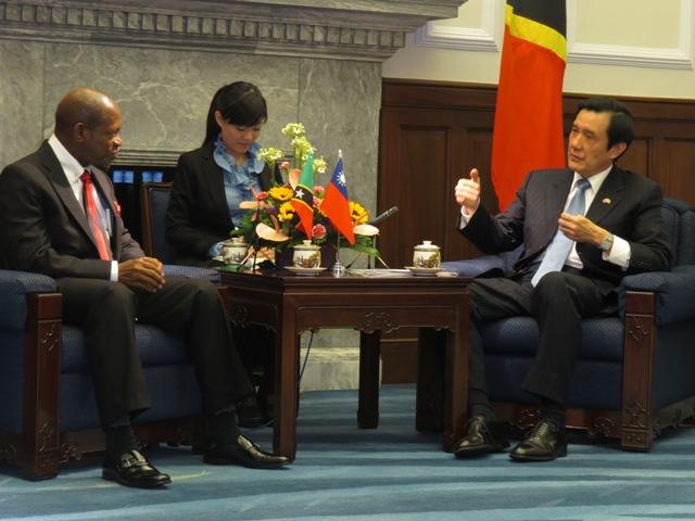 Taiwan President thanks PM Douglas for support