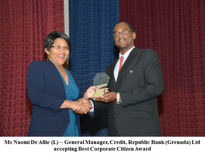 Republic Bank (Grenada) Ltd Captures 2013 Best Corporate Citizen Among ECCU Commercial Banks