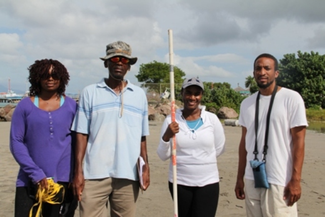 Beach Profiling Project re-launched by NIA’s Department of Physical Planning
