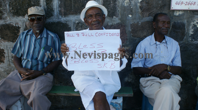 Taxi drivers on Nevis protest against what they termed a ‘struggling Nevis economy’